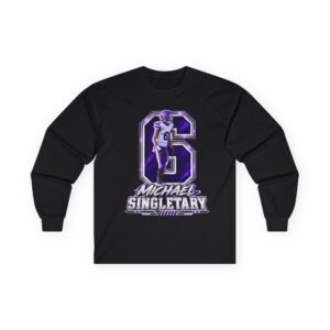 Michael Singletary Unisex Cotton Long Sleeve Tee - Image 1