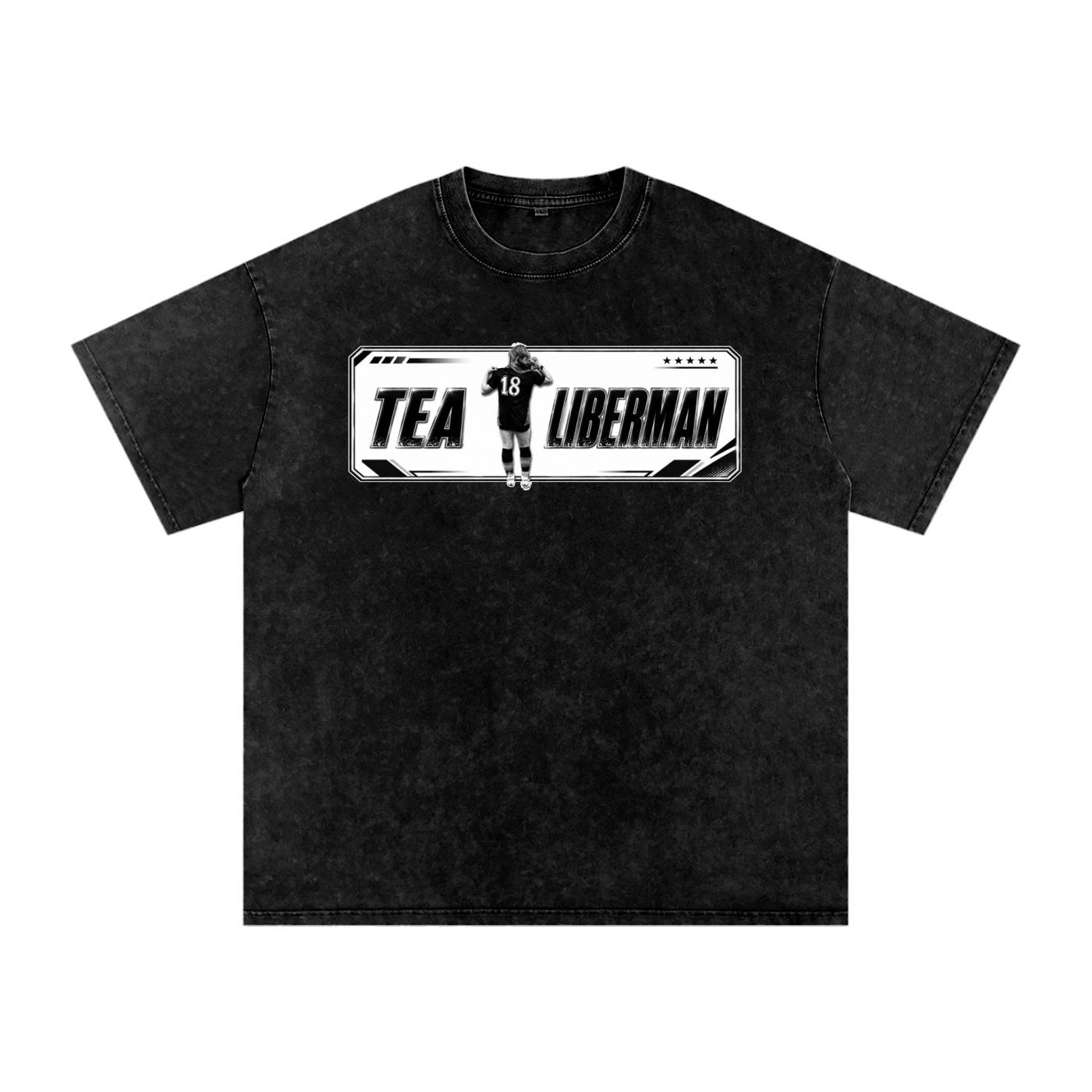 Tèa Liberman Snow Washed Oversized TEE - Image 1