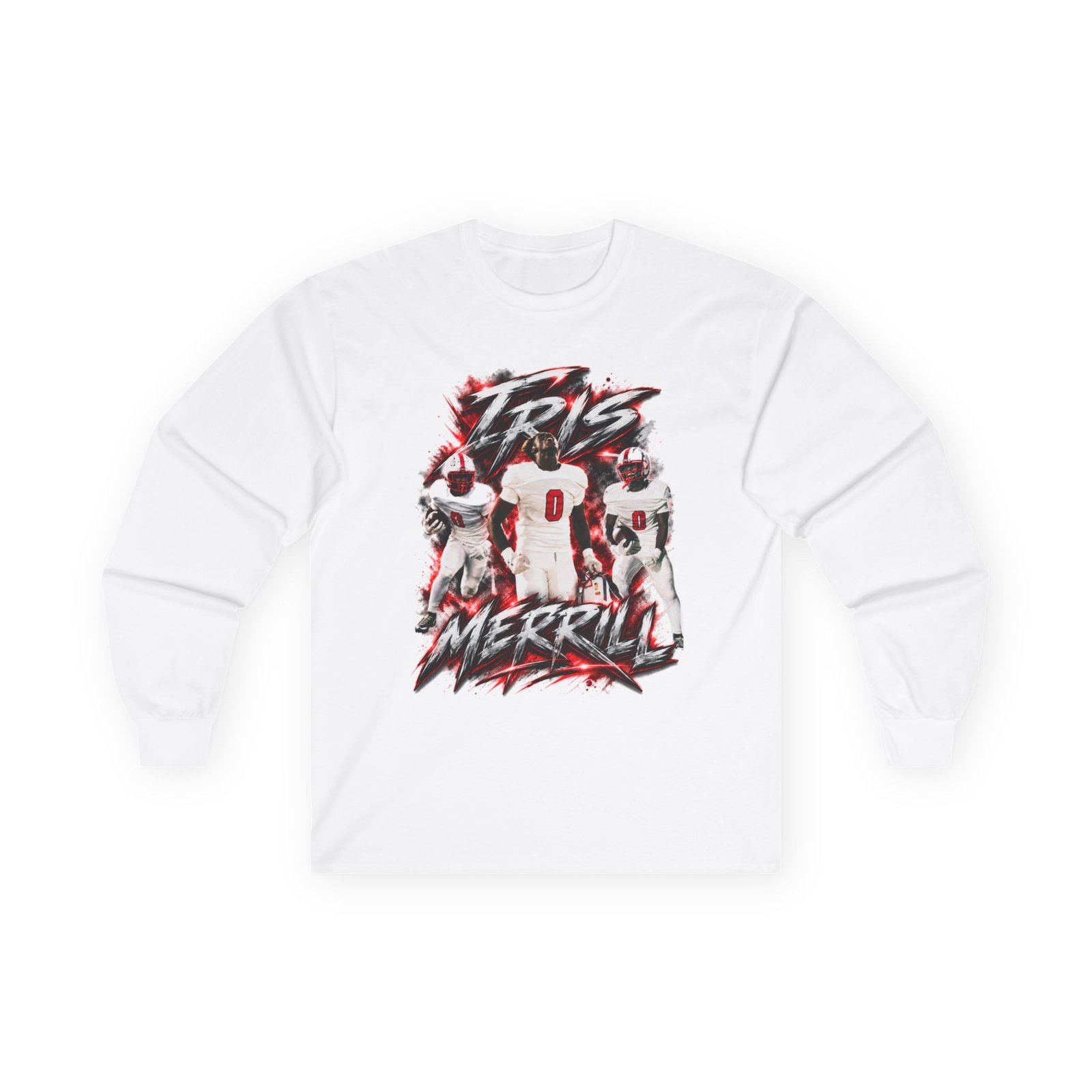 Iris Merrill Unisex Cotton Long Sleeve Tee - Image 2