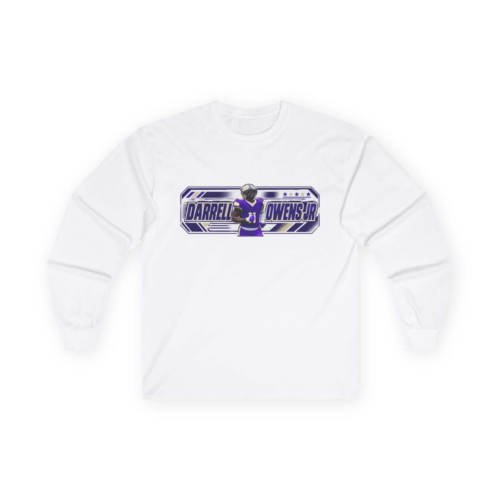 Darrell owens jr Unisex Cotton Long Sleeve Tee - Image 2