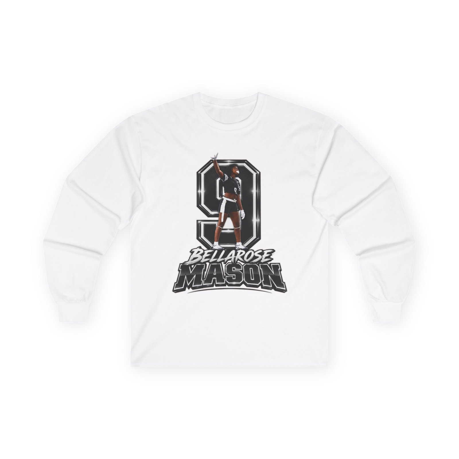 Bellarose Mason Unisex Cotton Long Sleeve Tee - Image 2