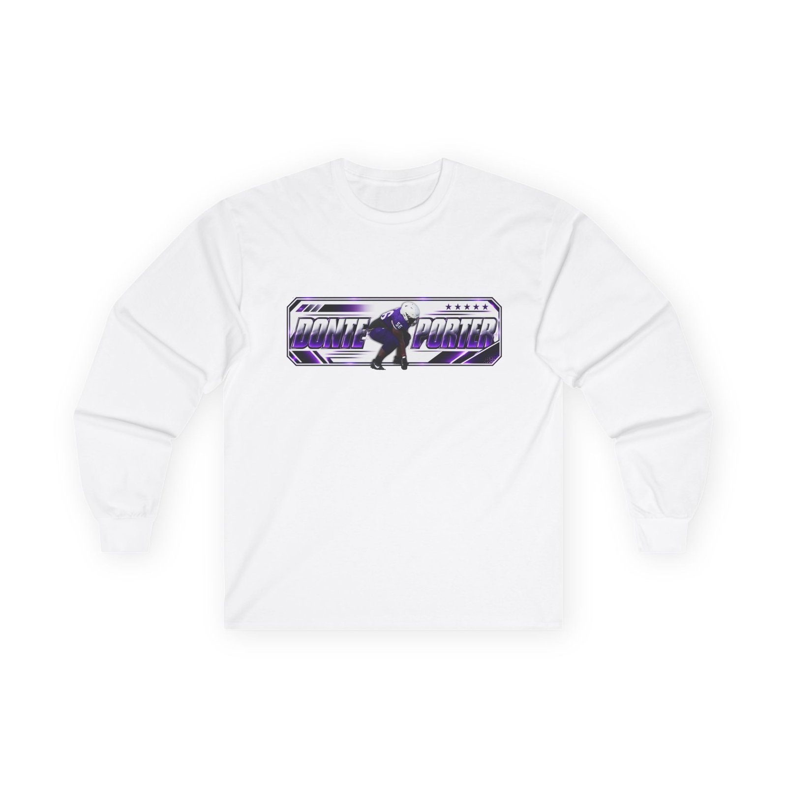 Donte Porter ll Unisex Cotton Long Sleeve Tee - Image 2