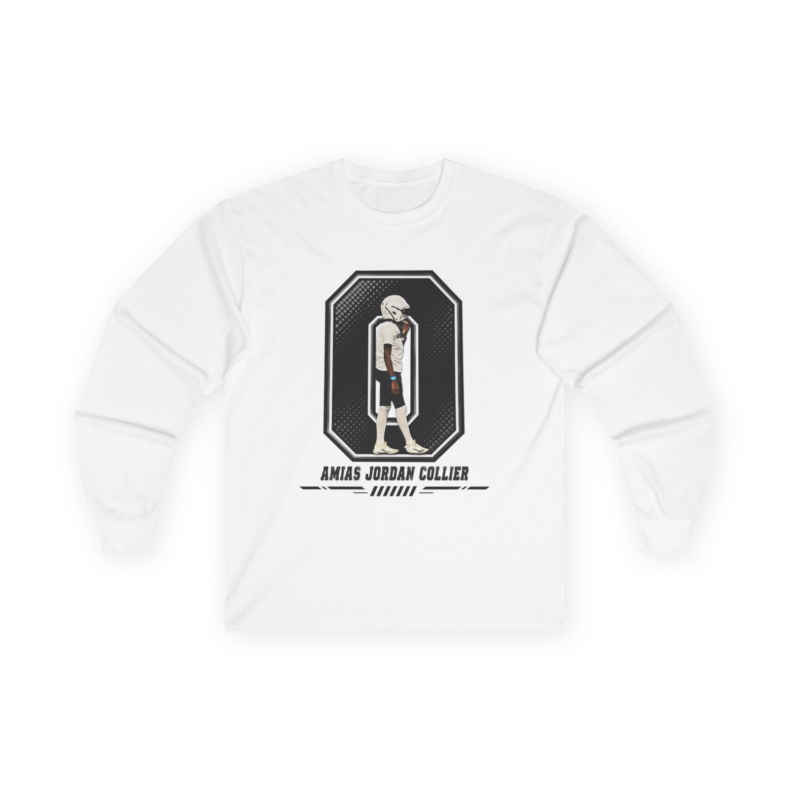 Amias Jordan collier Unisex Cotton Long Sleeve Tee - Image 2