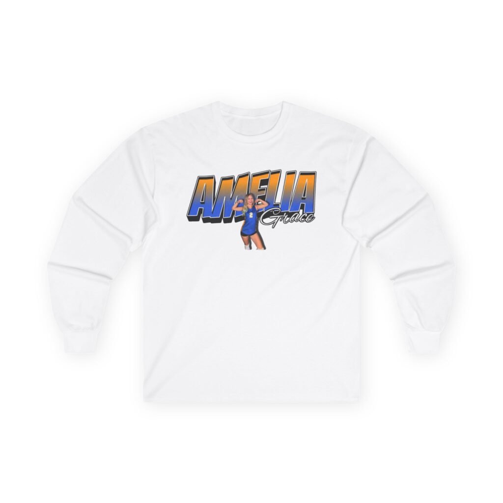 Amelia Grace Unisex Cotton Long Sleeve Tee