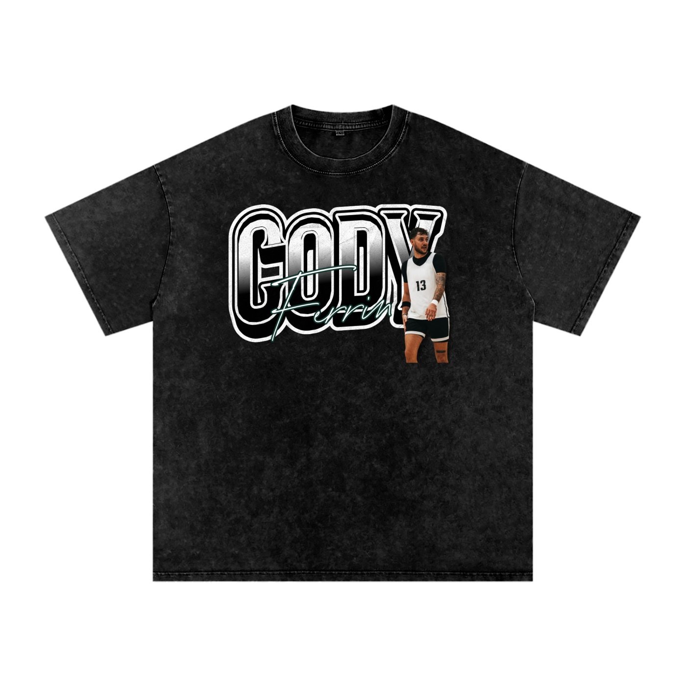Cody Ferrin  Snow Washed Oversized TEE - Image 1