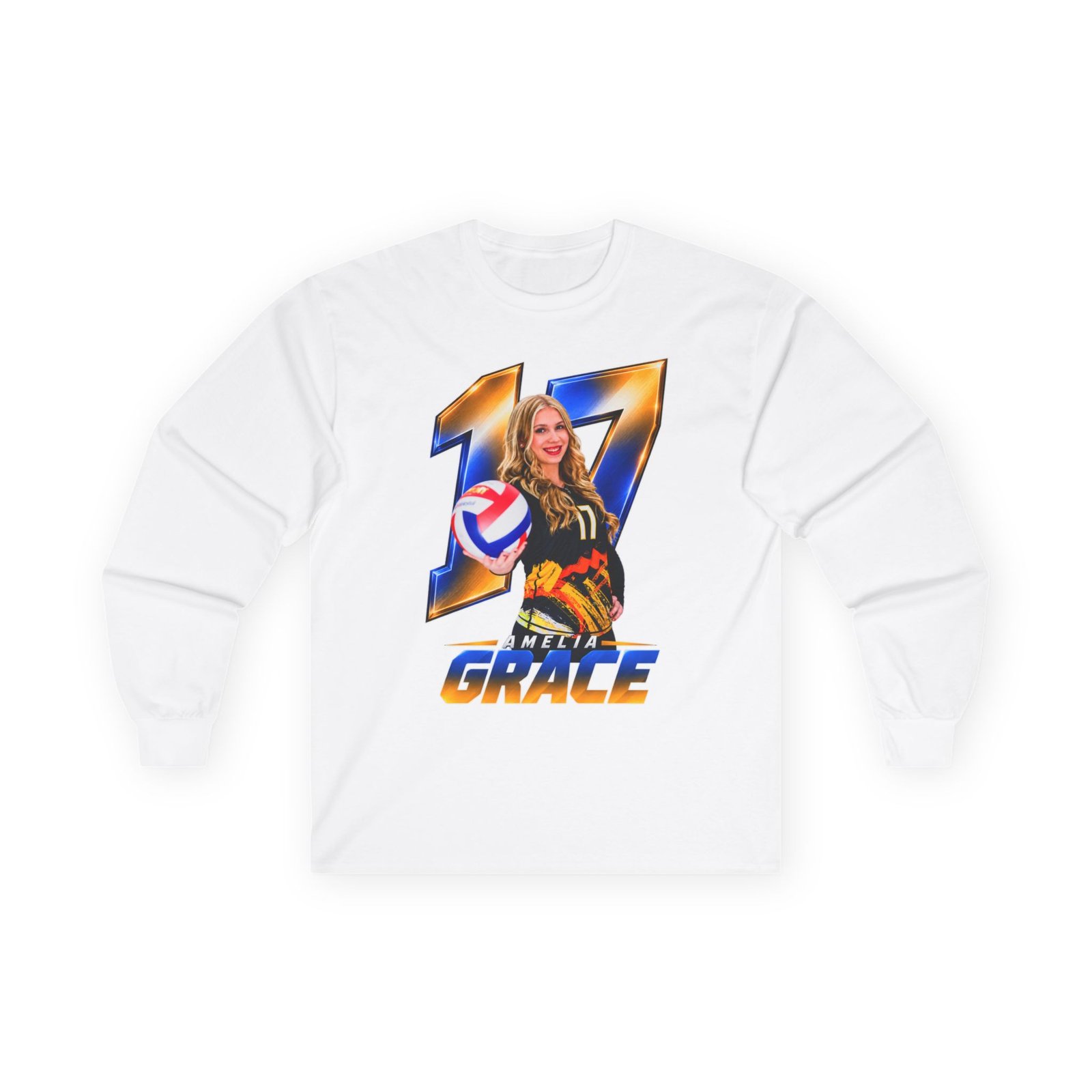 Amelia Grace Unisex Cotton Long Sleeve Tee - Image 2
