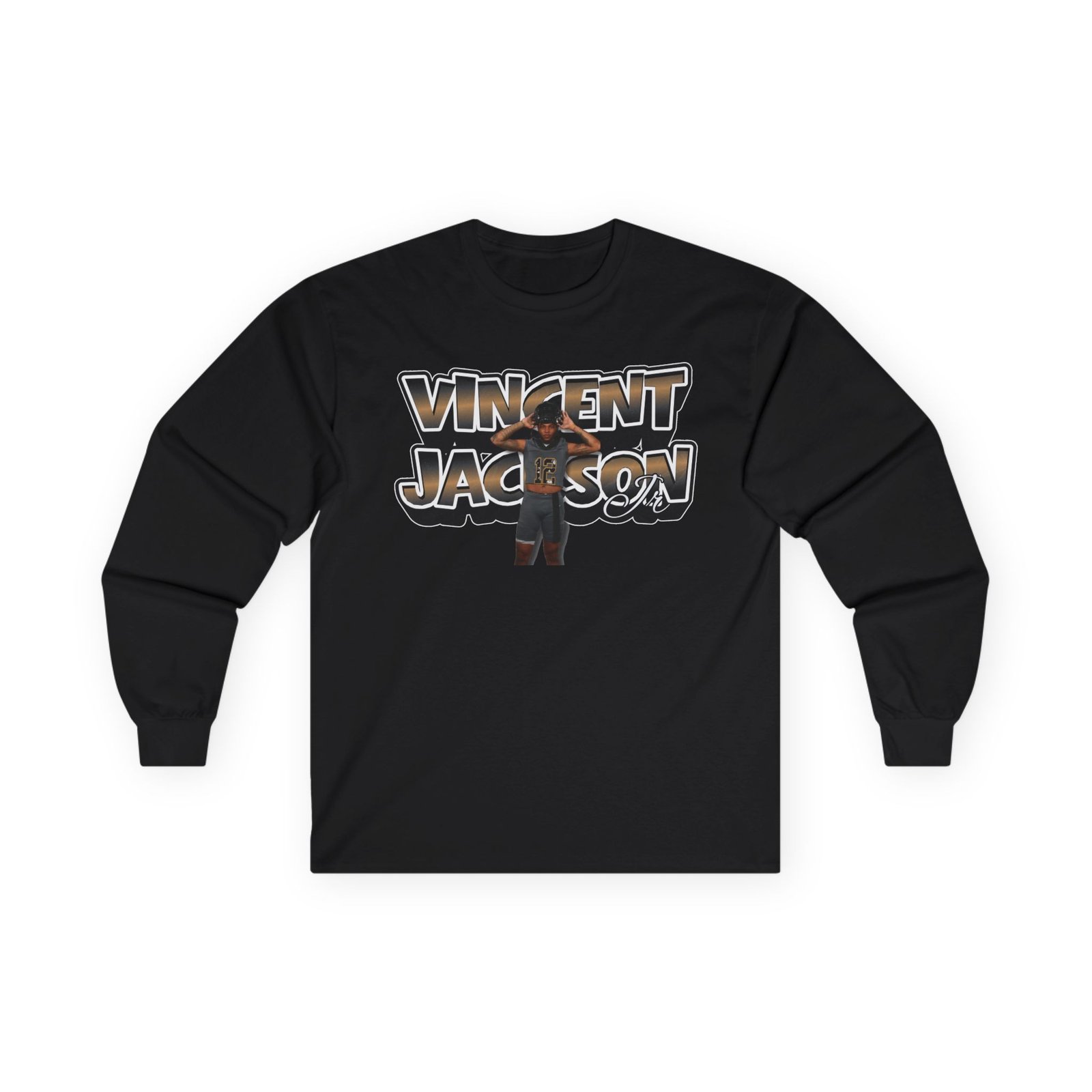 Vincent Jackson Jr Unisex Cotton Long Sleeve Tee - Image 1