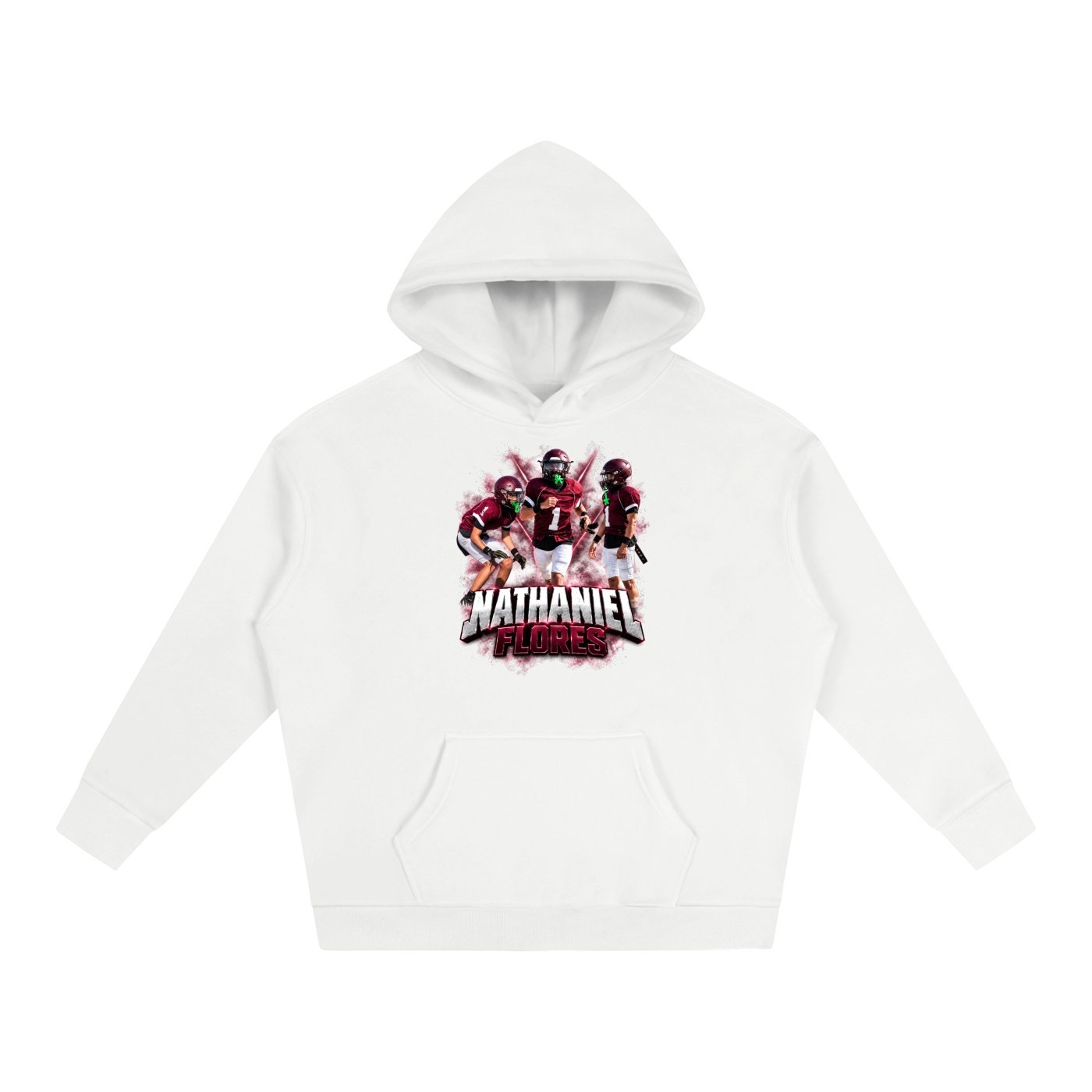 Nathaniel Flores Oversize Fleeced Hoodie - Image 2