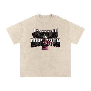 Jeremiah Robertson Snow Washed Oversized TEE - Image 2