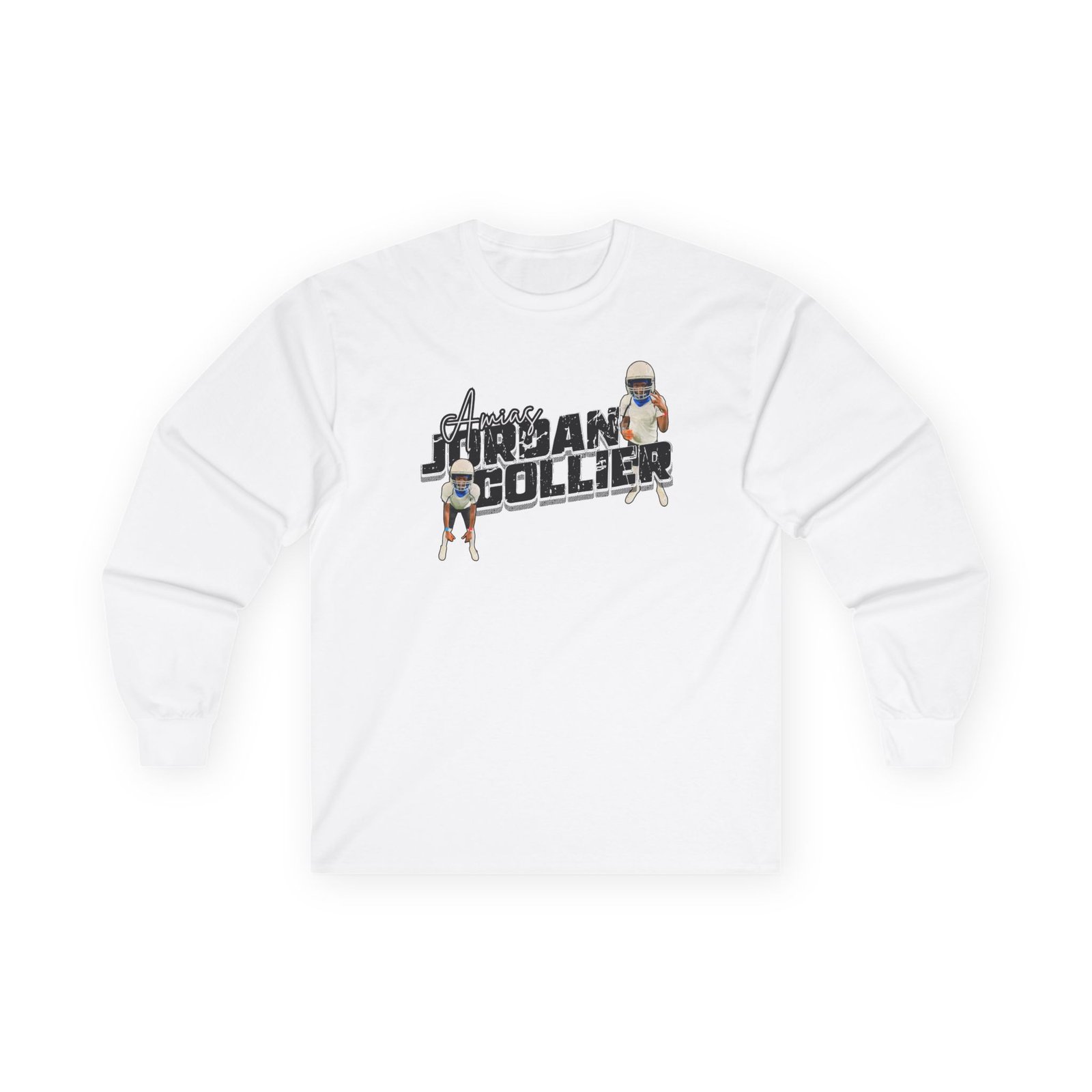 Amias Jordan collier Unisex Cotton Long Sleeve Tee - Image 2