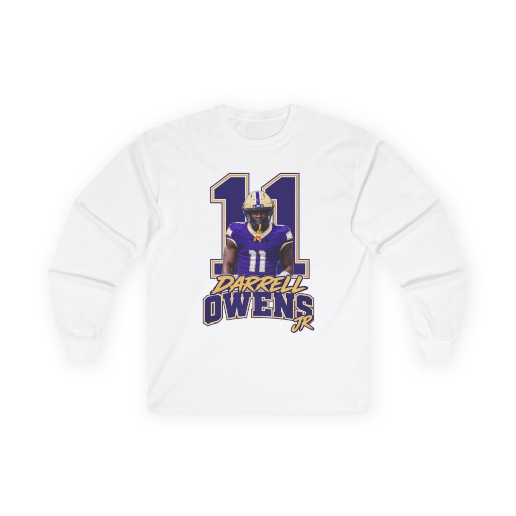 Darrell owens jr Unisex Cotton Long Sleeve Tee