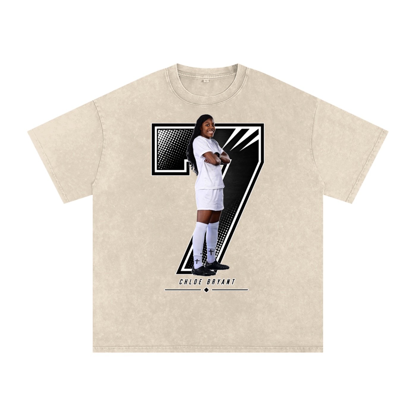 Chloe Bryant Snow Washed Oversized TEE - Image 2