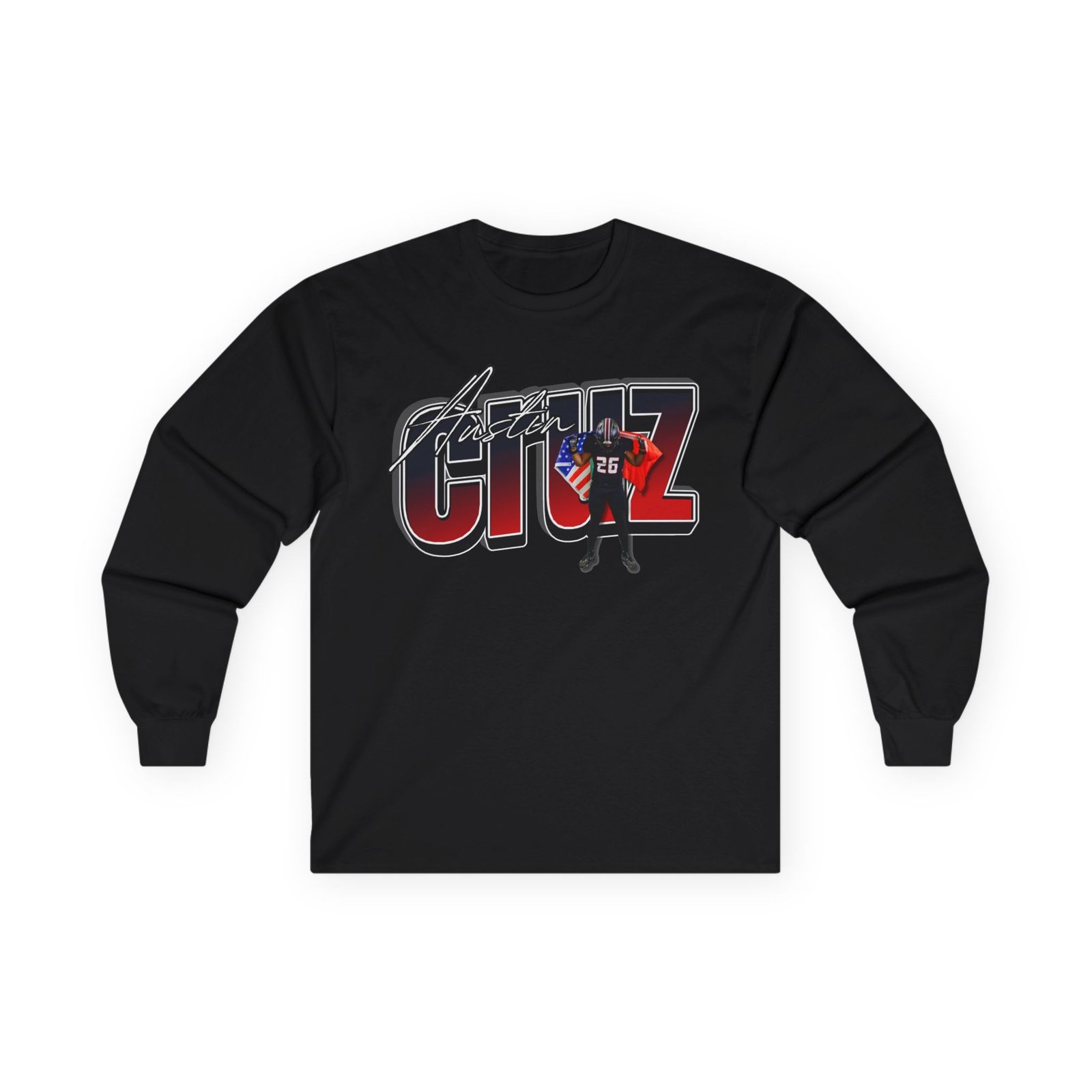 Austin Cruz Unisex Cotton Long Sleeve Tee - Image 1
