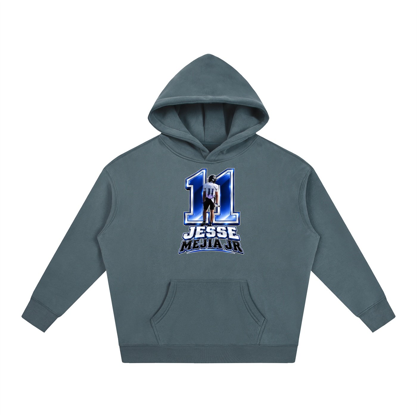 Jesse Mejia Jr  Oversize Fleeced Hoodie - Image 4