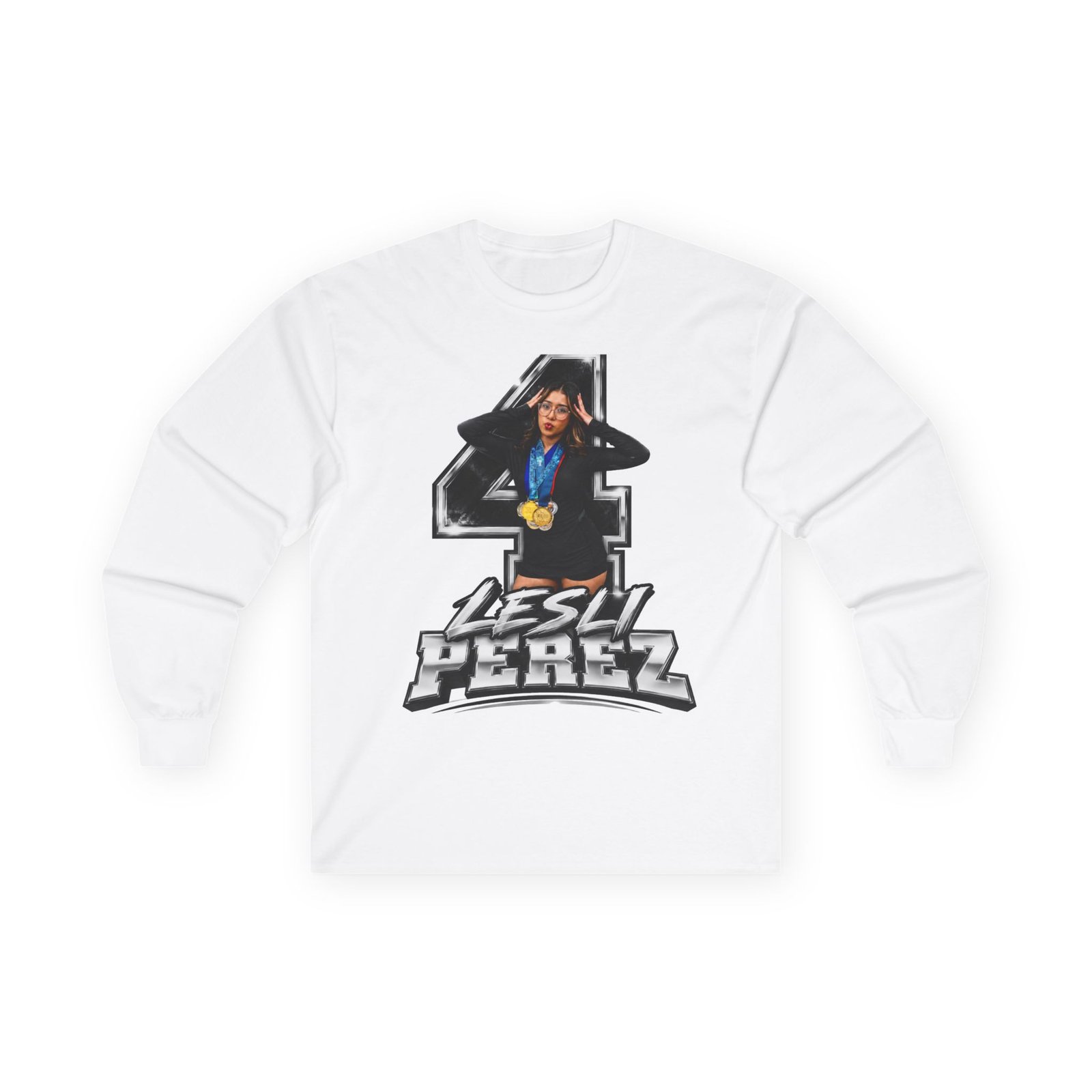Lesli Perez Unisex Cotton Long Sleeve Tee - Image 2
