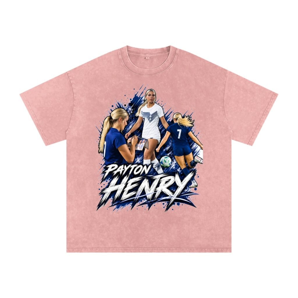 Payton Henry   Snow Washed Oversized TEE