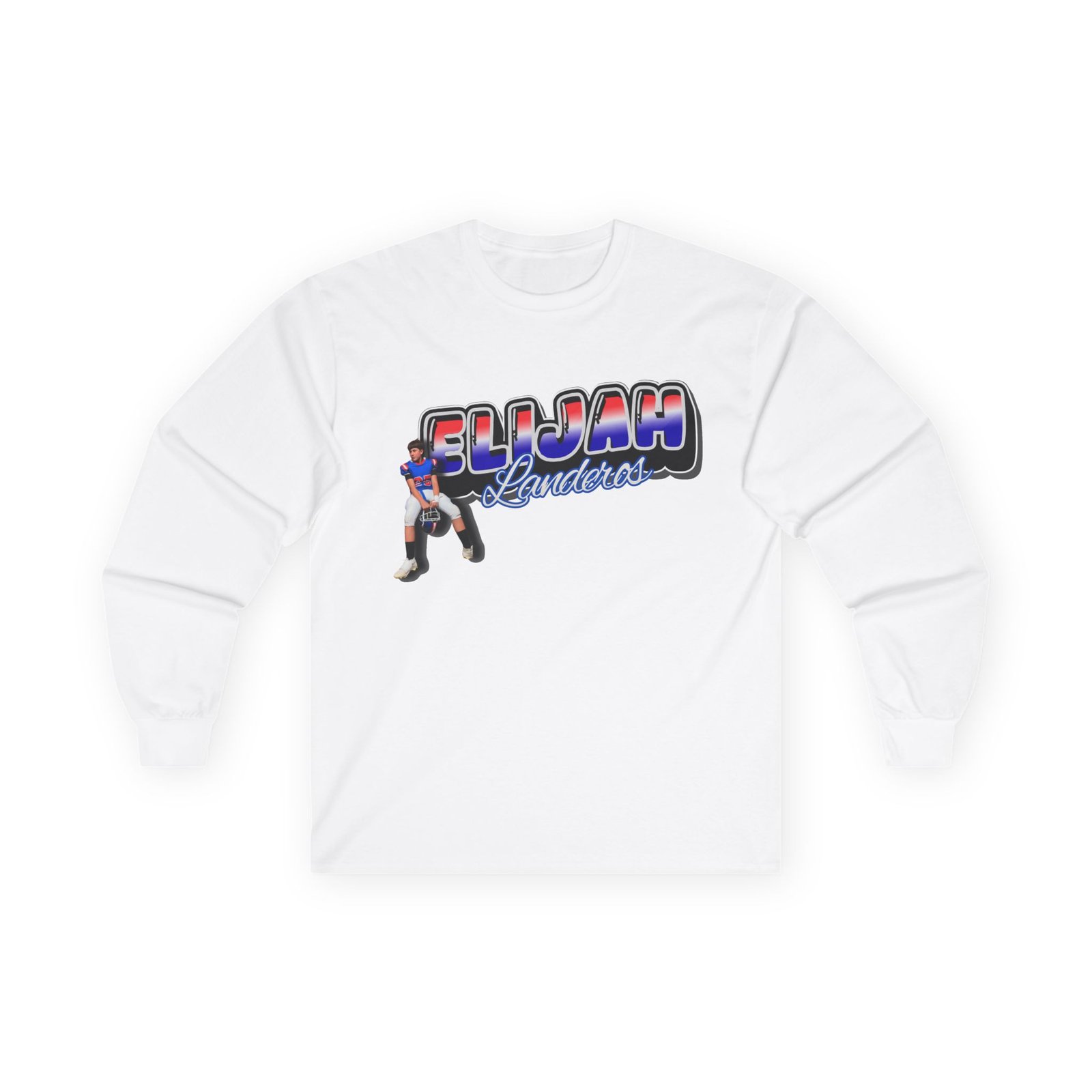 Elijah Landeros Unisex Cotton Long Sleeve Tee - Image 2