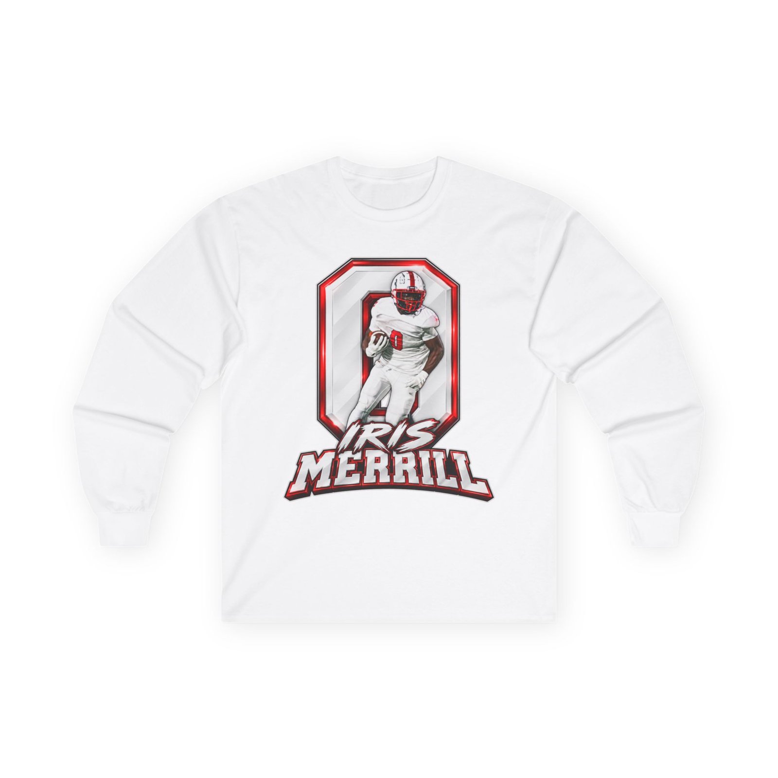 Iris Merrill Unisex Cotton Long Sleeve Tee - Image 2