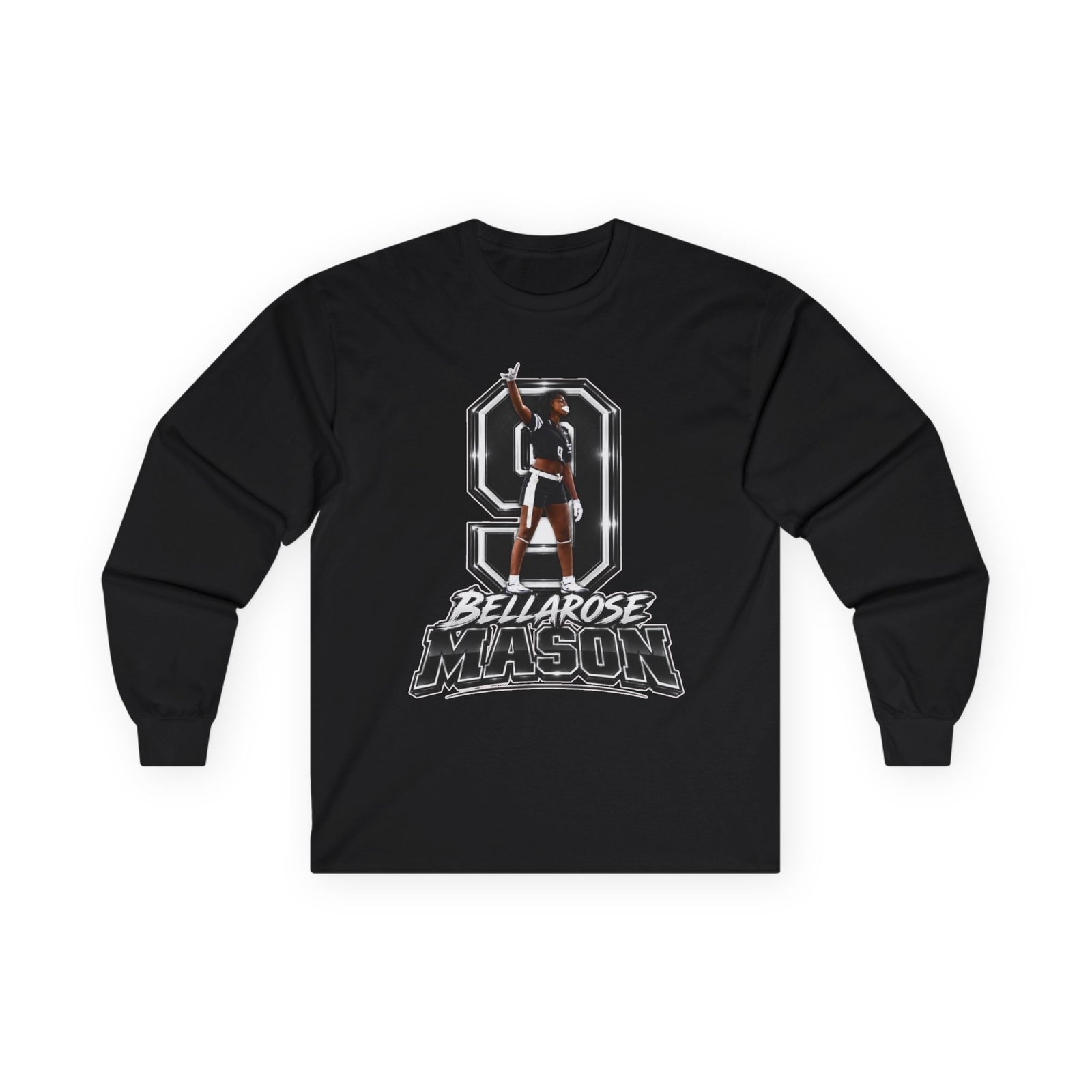 Bellarose Mason Unisex Cotton Long Sleeve Tee - Image 1