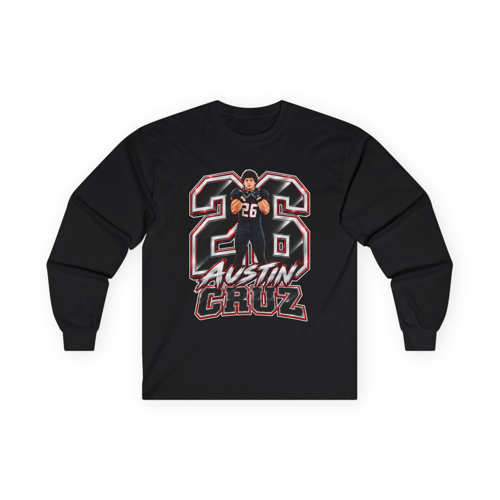 Austin Cruz Unisex Cotton Long Sleeve Tee - Image 1