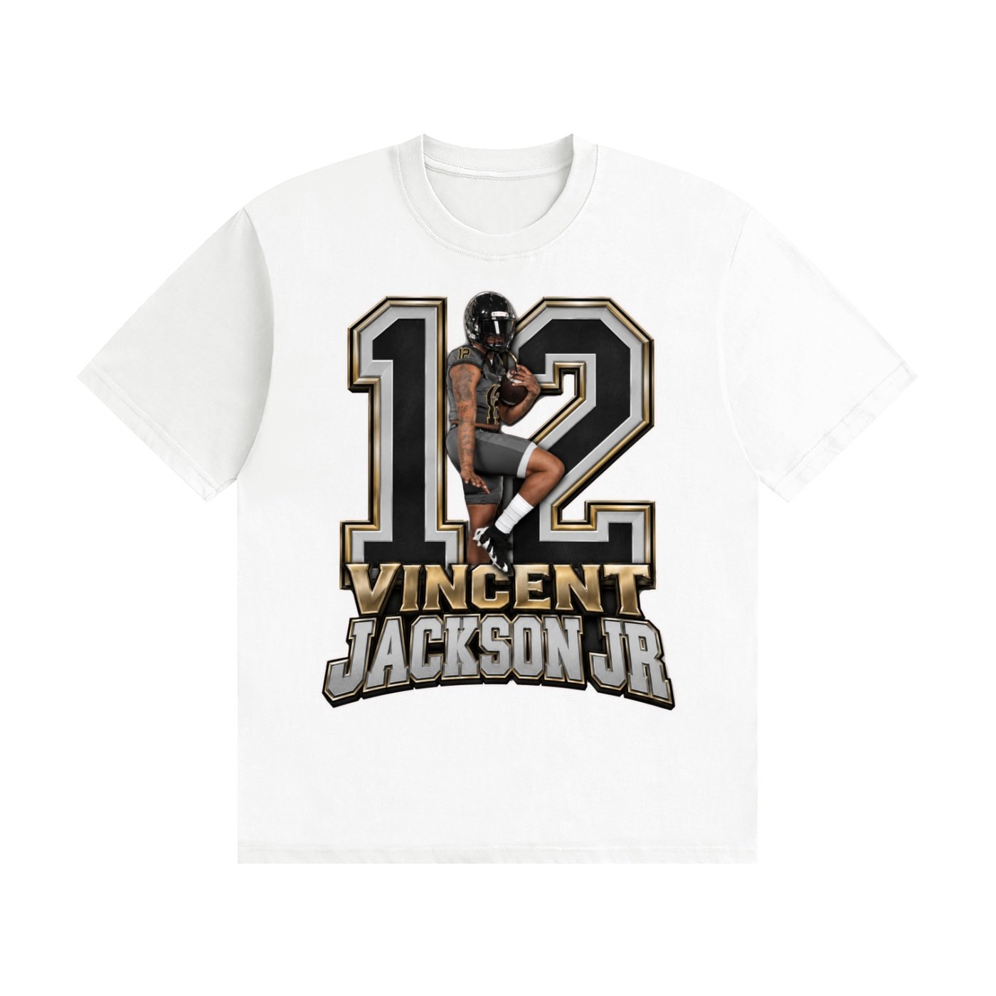 Vincent Jackson Jr Unisex Cotton T-Shirt - Image 2