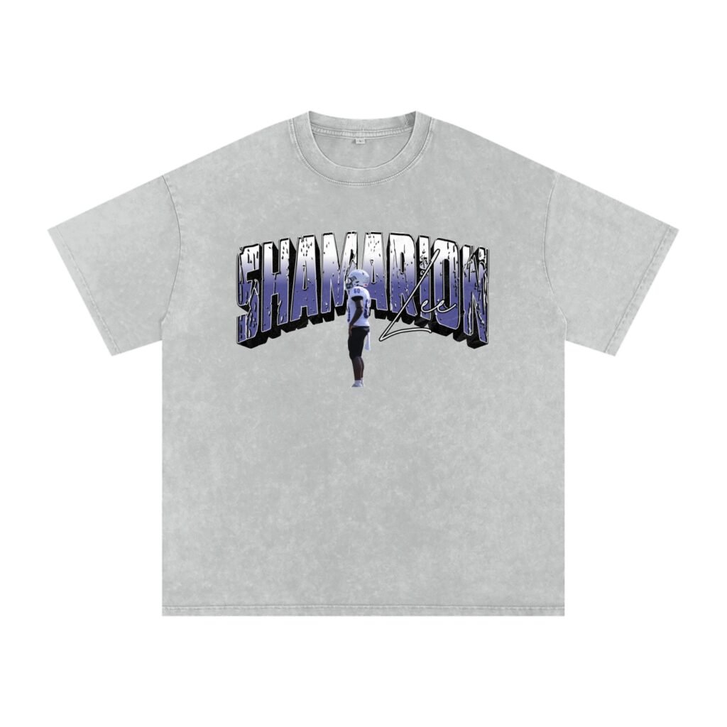 Shamarion Lee Snow Washed Oversized TEE
