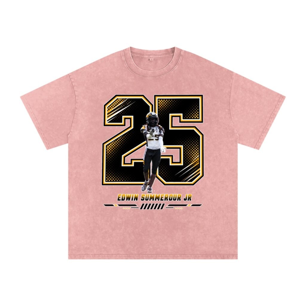Edwin summerour jr Snow Washed Oversized TEE