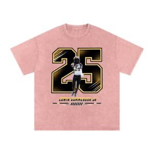 Edwin summerour jr Snow Washed Oversized TEE - Image 5