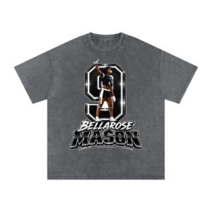 Bellarose Mason Snow Washed Oversized TEE - Image 4