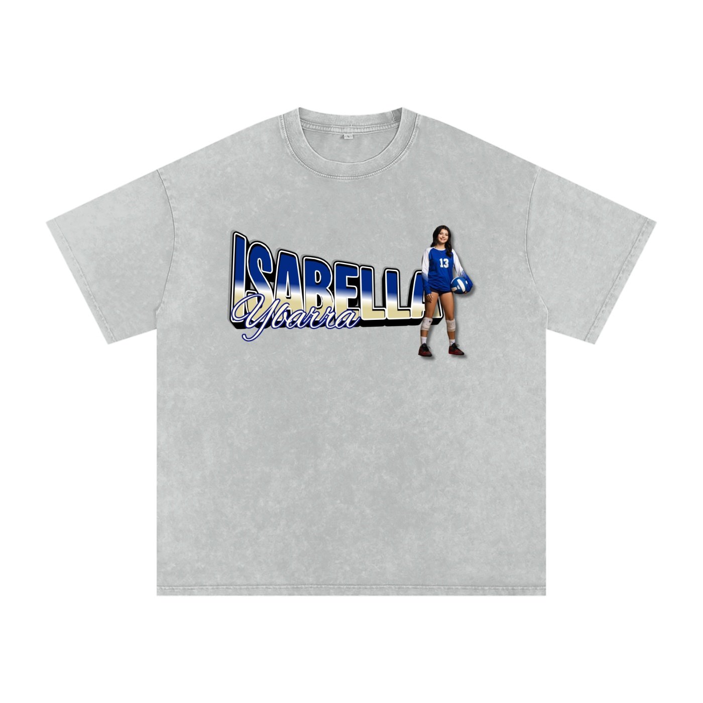 Isabella Ybarra  Snow Washed Oversized TEE - Image 3