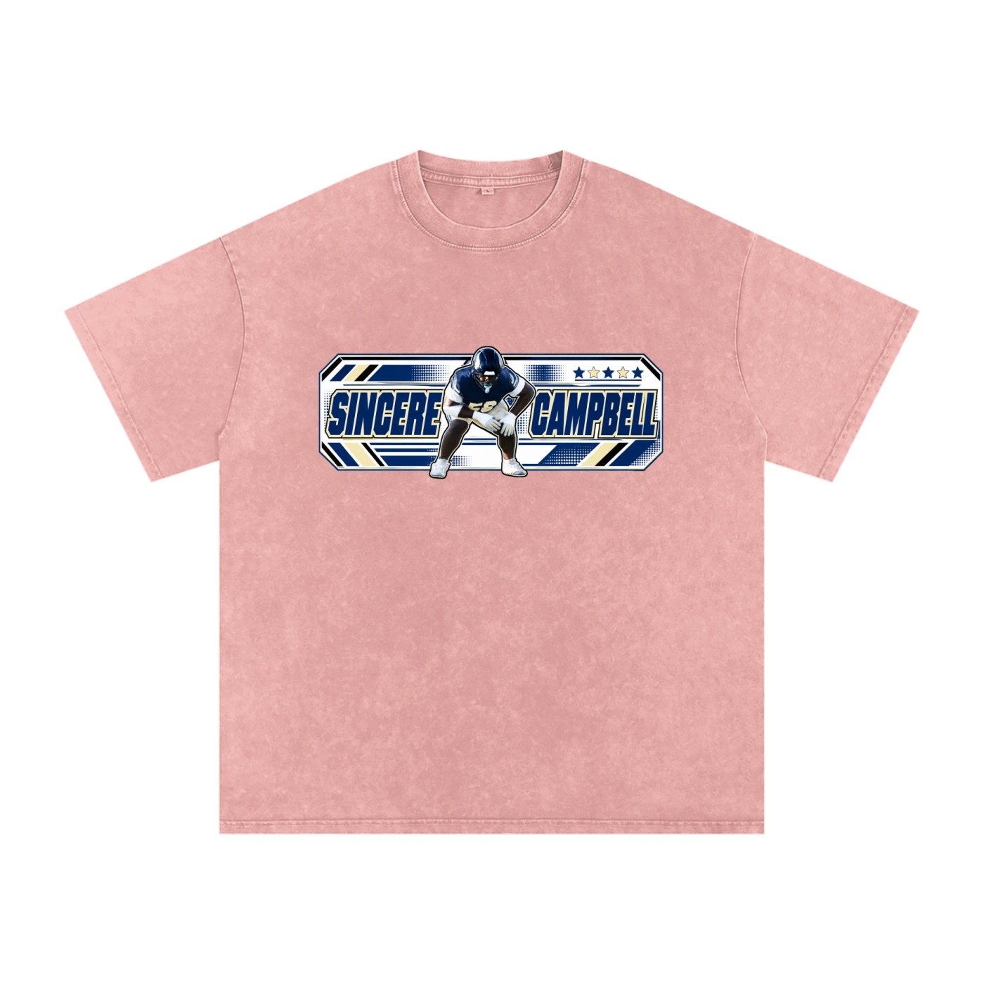 Sincere Campbell Snow Washed Oversized TEE - Image 5