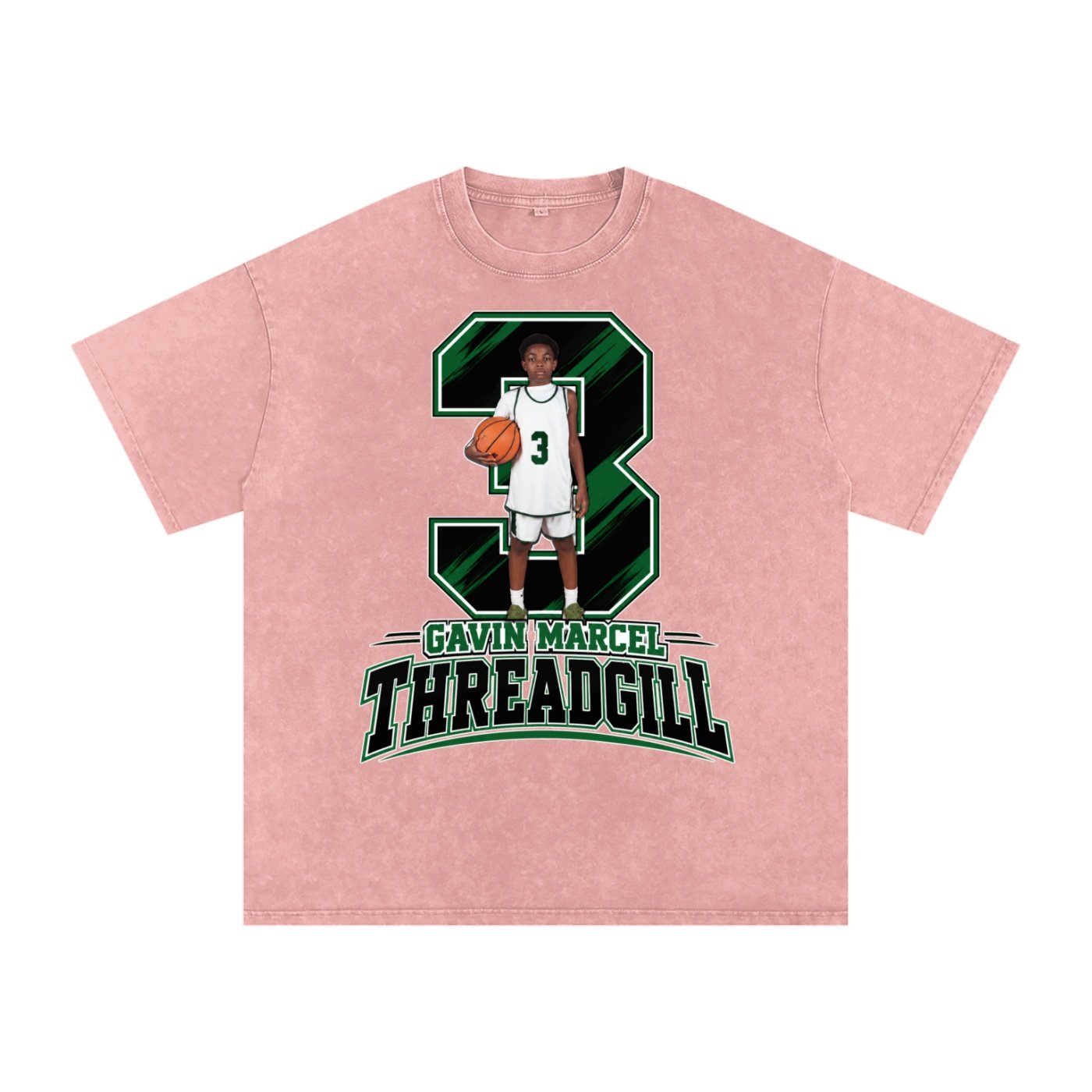 Gavin Marcel Threadgill  Snow Washed Oversized TEE - Image 5
