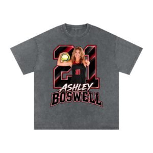 Ashley Boswell Snow Washed Oversized TEE - Image 4