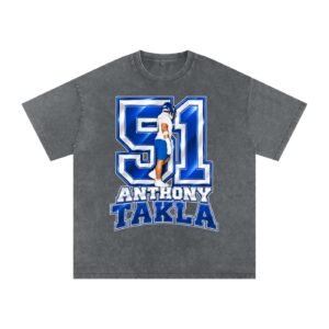 Anthony Takla Snow Washed Oversized TEE - Image 4