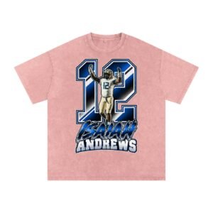 Isaiah Andrews Snow Washed Oversized TEE - Image 5