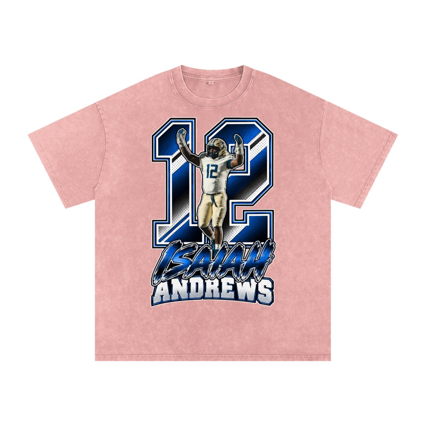 Isaiah Andrews Snow Washed Oversized TEE - Image 5