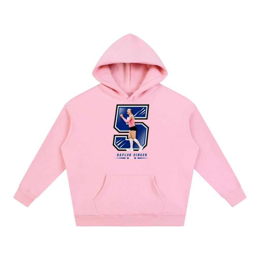 Baylor dinger Oversize Fleeced Hoodie