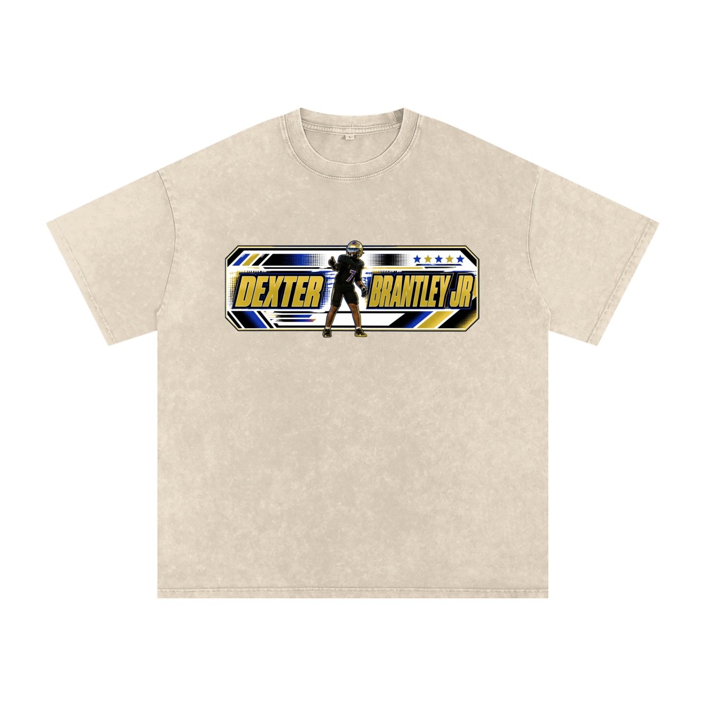 Dexter Brantley Jr, Snow Washed Oversized TEE - Image 2
