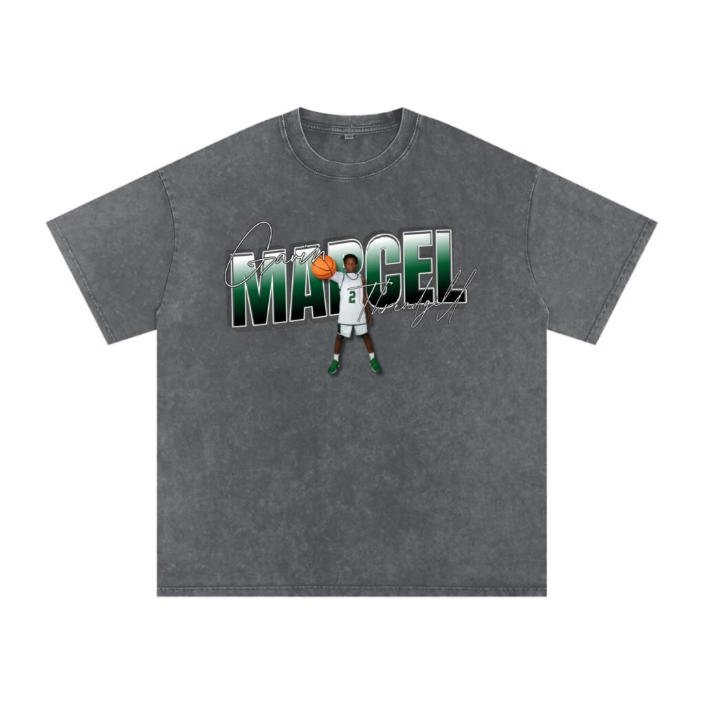 Gavin Marcel Threadgill  Snow Washed Oversized TEE