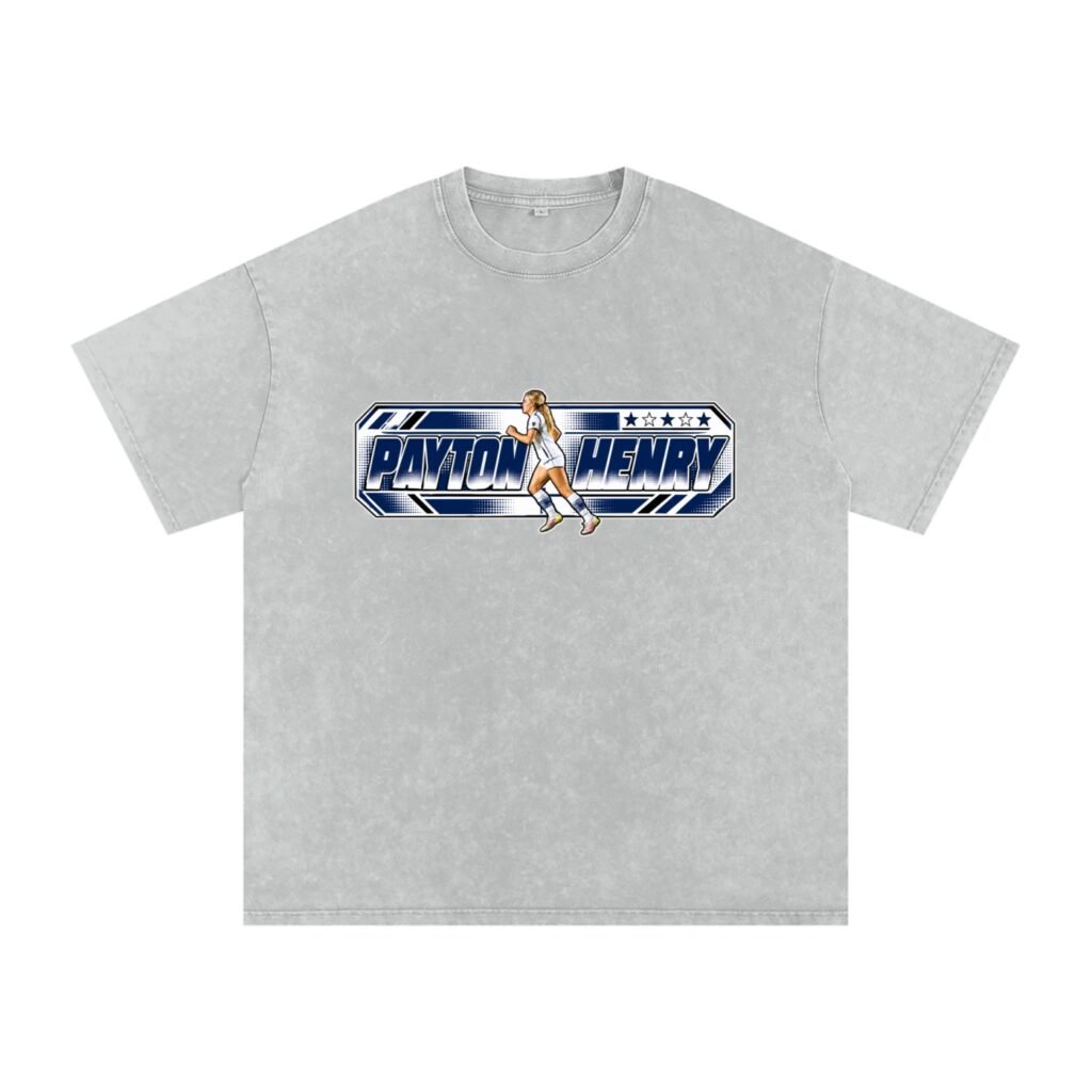 Payton Henry   Snow Washed Oversized TEE