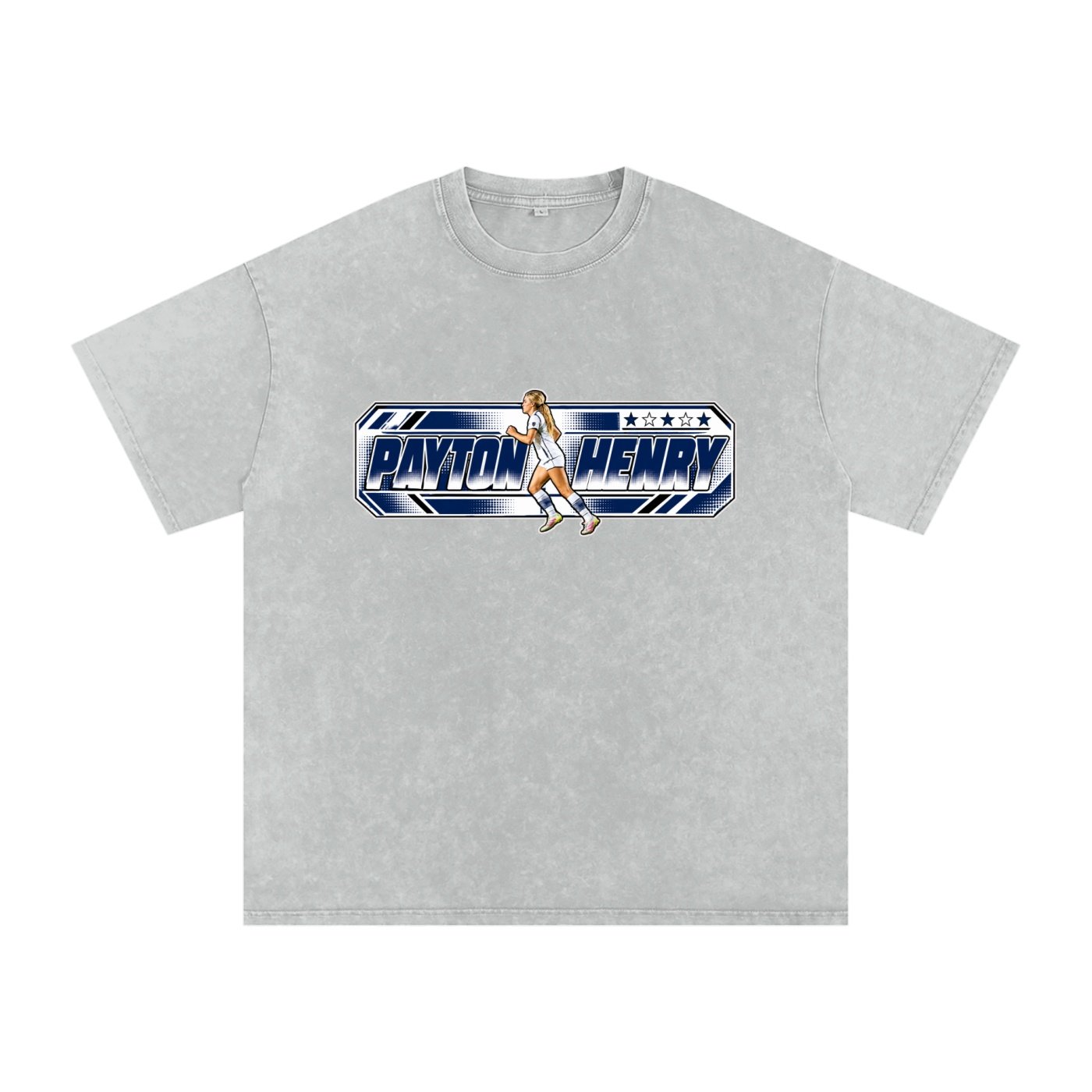 Payton Henry   Snow Washed Oversized TEE - Image 3