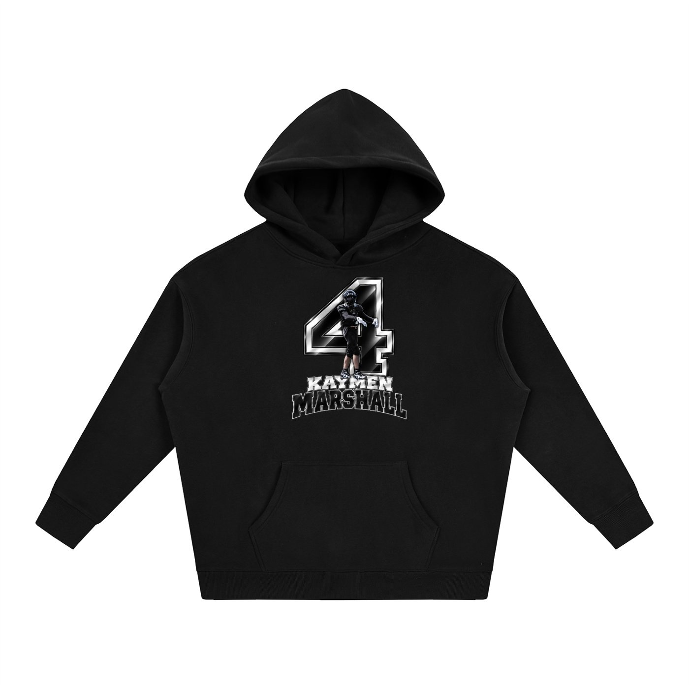 kaymen marshall Oversize Fleeced Hoodie - Image 1