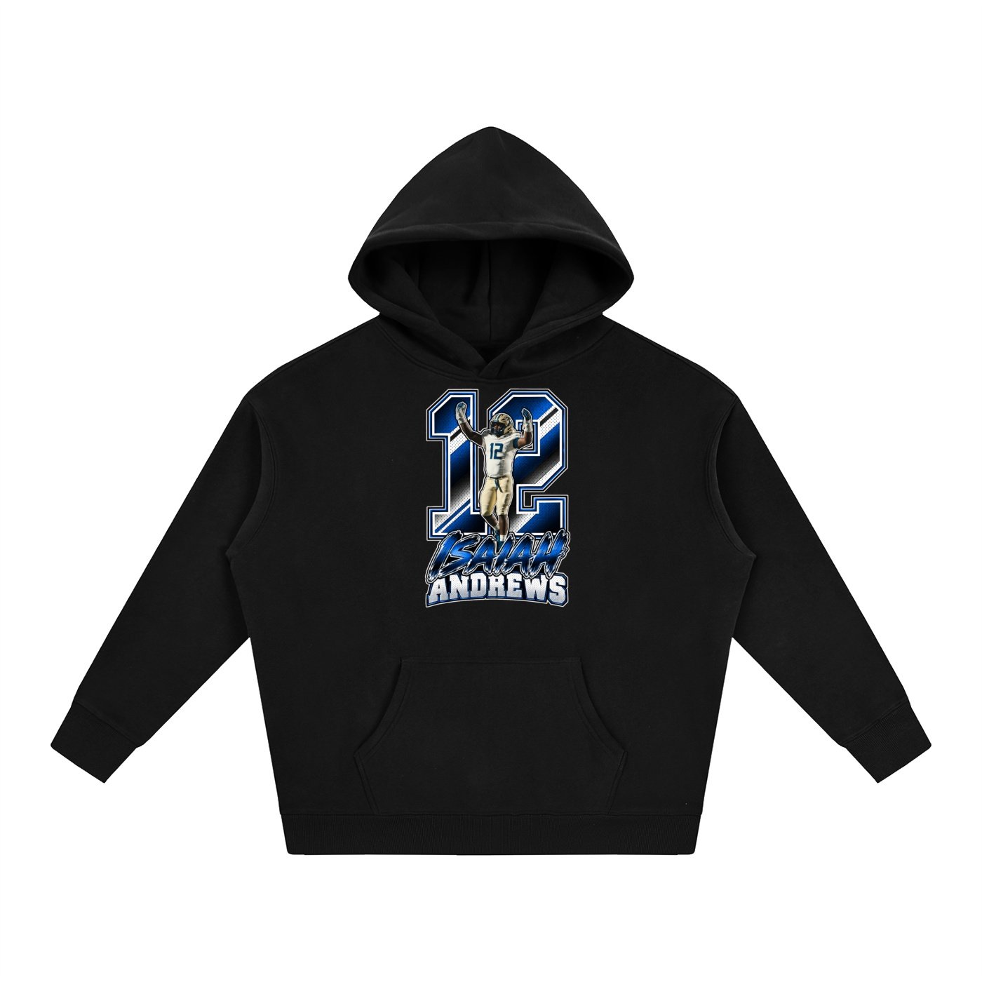 Isaiah Andrews  Oversize Fleeced Hoodie - Image 1