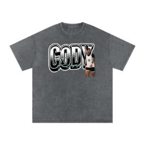 Cody Ferrin  Snow Washed Oversized TEE - Image 4