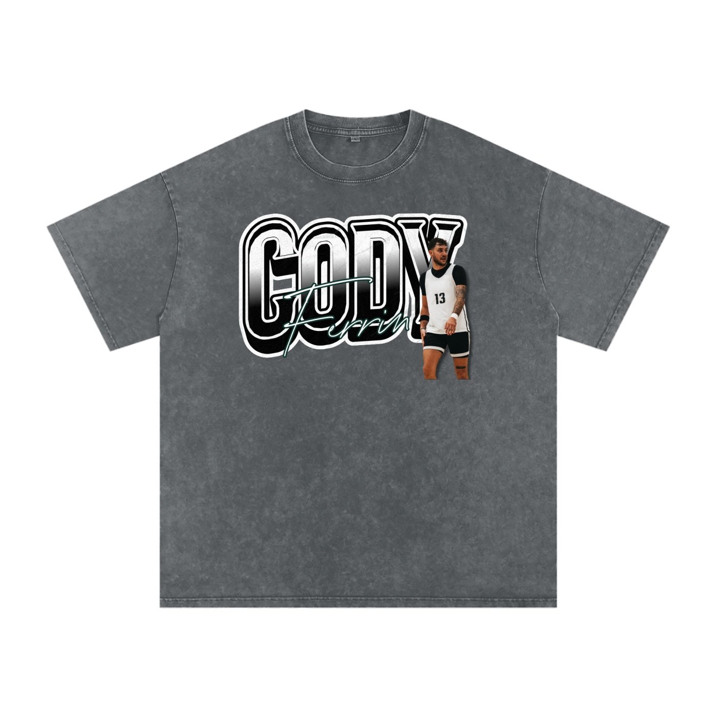Cody Ferrin  Snow Washed Oversized TEE - Image 4