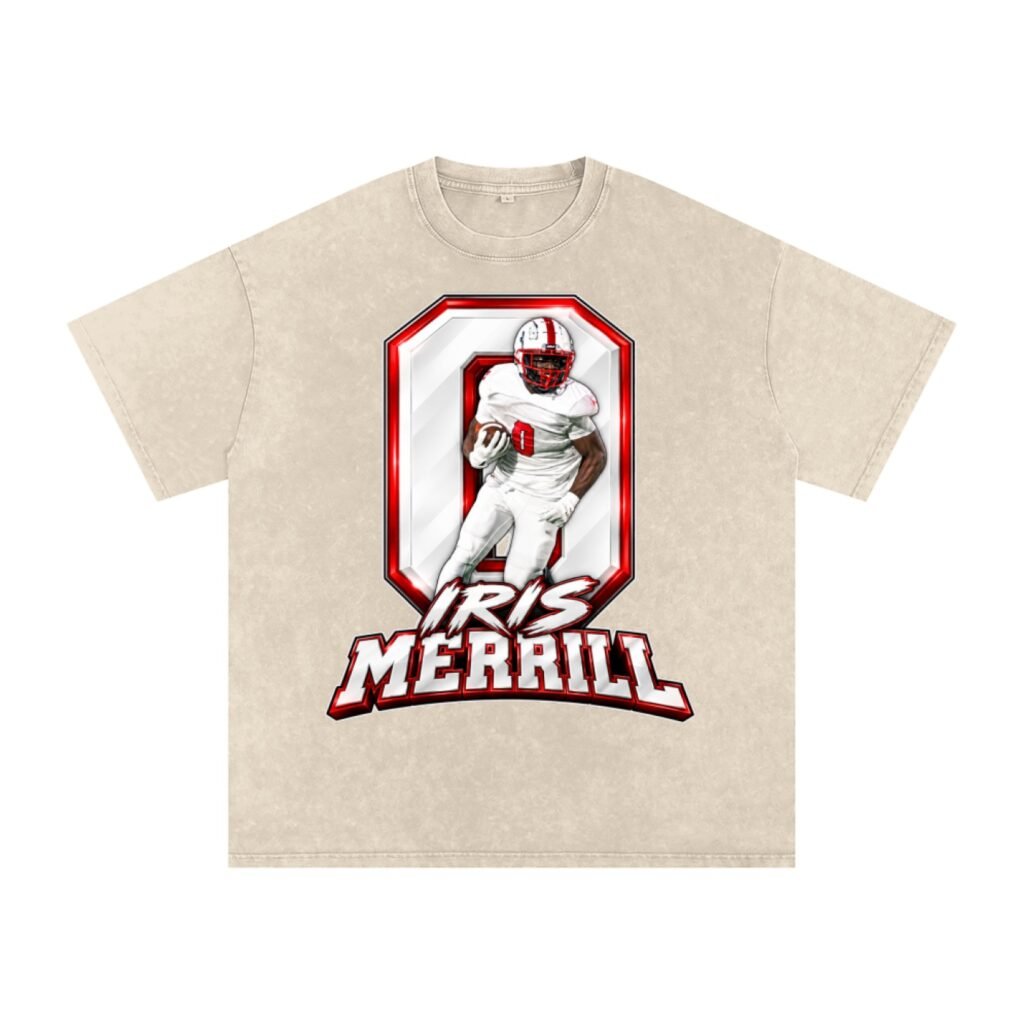 Iris Merrill Snow Washed Oversized TEE