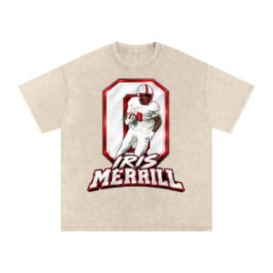 Iris Merrill Snow Washed Oversized TEE - Image 2
