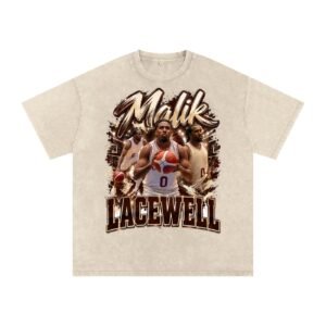 Malik Lacewell Snow Washed Oversized TEE - Image 2
