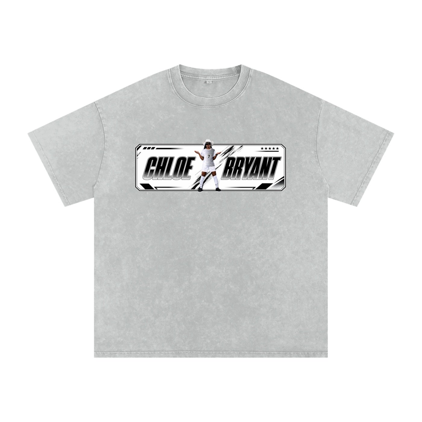 Chloe Bryant Snow Washed Oversized TEE - Image 3