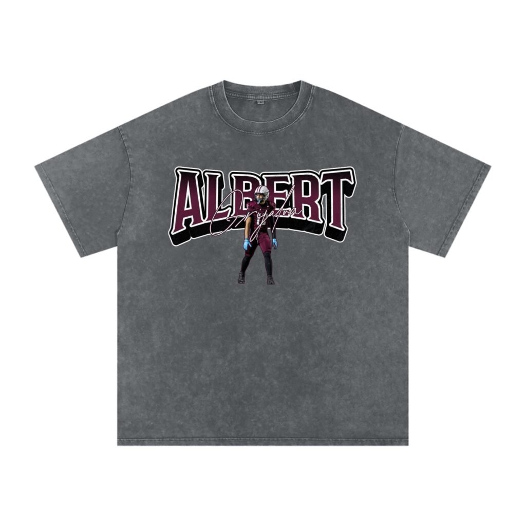 Albert Grijalva Snow Washed Oversized TEE